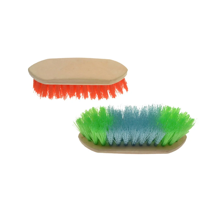 8 inch Foaming Dandy Horse Brush Use Easy Soft Hair Long Hair Horse Brush- Horse Hair Cleaning Brush Grooming Face Comb
