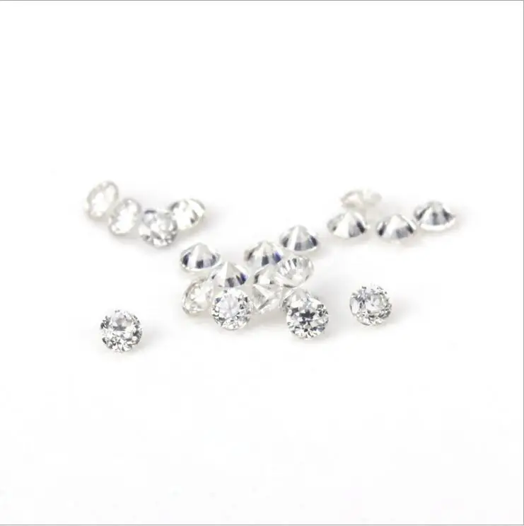 
hot sale round shape moissanite 0.5ct G color 5mm moissanite price per carat 