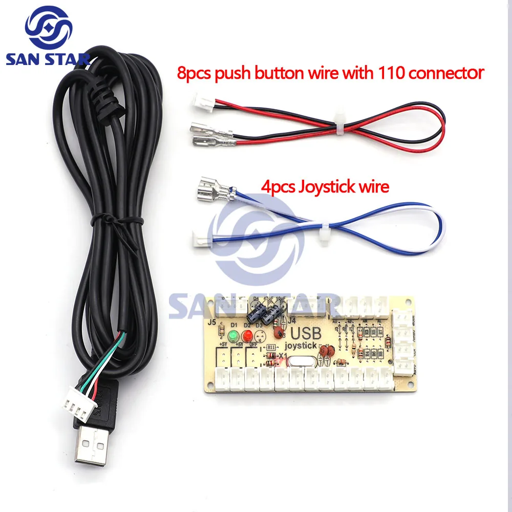 USB-контроллер с нулевой задержкой аркадный usb-кодировщик контроллер в течение 7 дней кнопочный