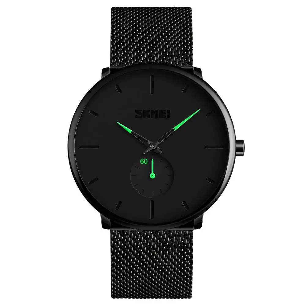  Мужские наручные часы SKMEI 9185 кварцевые sr626sw OEM из нержавеющей