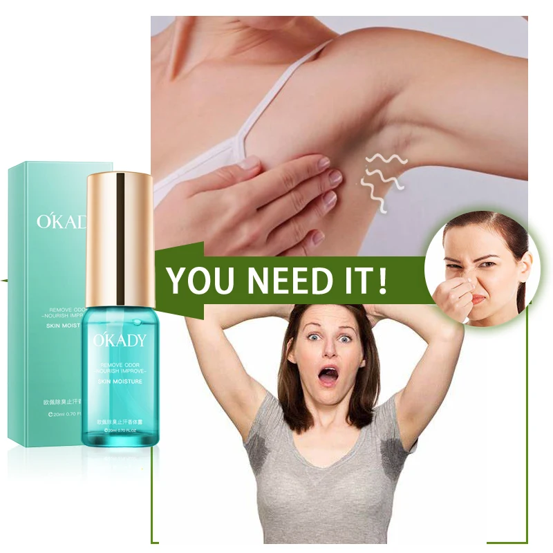 Body Odor Sweat Deodor Spray Lasting Antiperspirant Body Sweating Deodorants