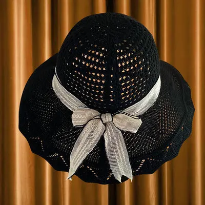 New fashion women sun straw hat spring summer ladies foldable beach hat