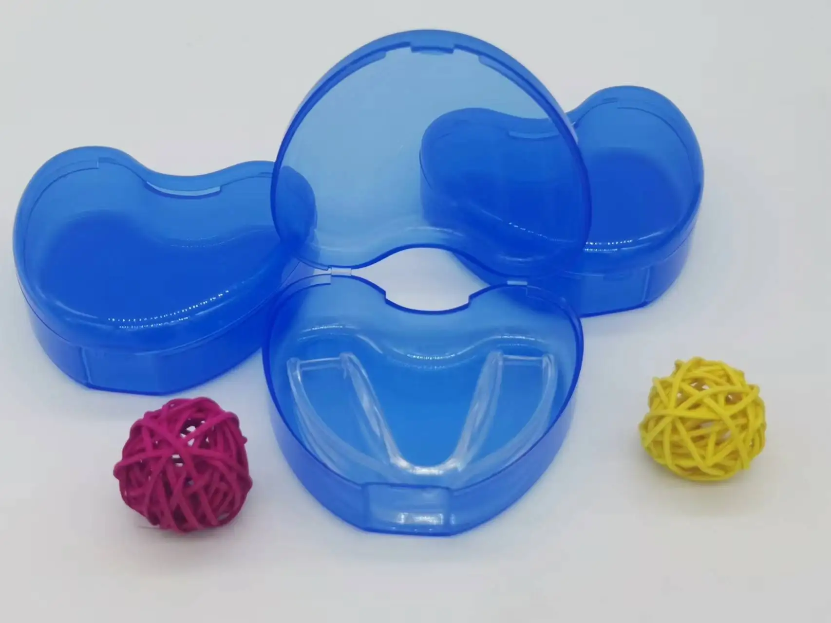 new material durable PP plastic dental tray cases mouth guard protect cases mouth guard retainer