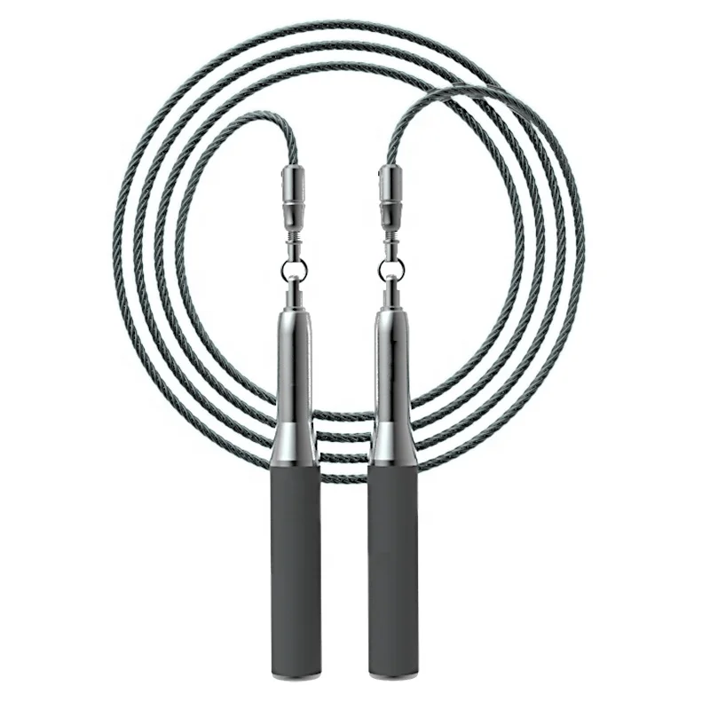 Heavy Cable Fitness Boxing Fast Lock 8Mm Skiping Rope The Crossfit Eco Friendly Aluminum Swivel Quality Skiping Jump Rope