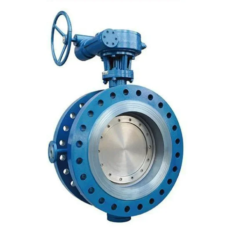 Soft Seal 600mm 24-Inch Center Line Large Diameter Ductile Iron Turbine Flanged Chilled Water Butterfly Valve