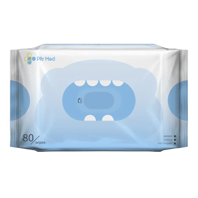 Упакованные герметичные одинарные Саше маленькие нетканые ультра мягкие тканевые детские влажные салфетки