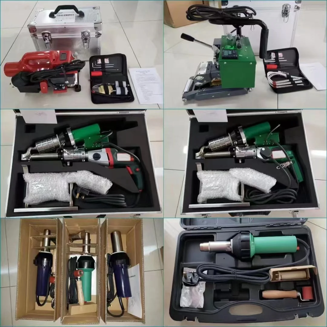 HDPE Plastic Pipe Welding Machine Easy Operation Good Welding Quality Geomembrane Plastic Film Welding