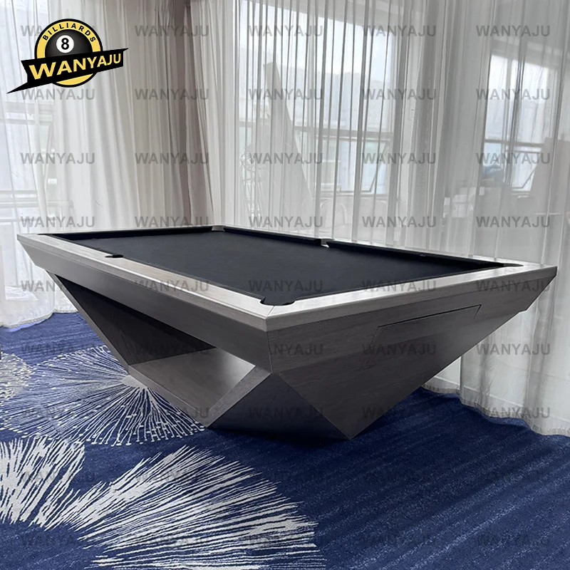 2024 Popular Modern pool Design Luxury Rock Plate Billiards Table 15 Years of Factory Sales Billiards Table