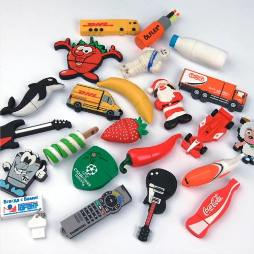 Свободный дизайн 3D шаржа PVC USB с надписями I Love usb-накопитель карта памяти 8 Гб оперативной 16 встроенной 32 ГБ 64 быстрая доставка подарок или