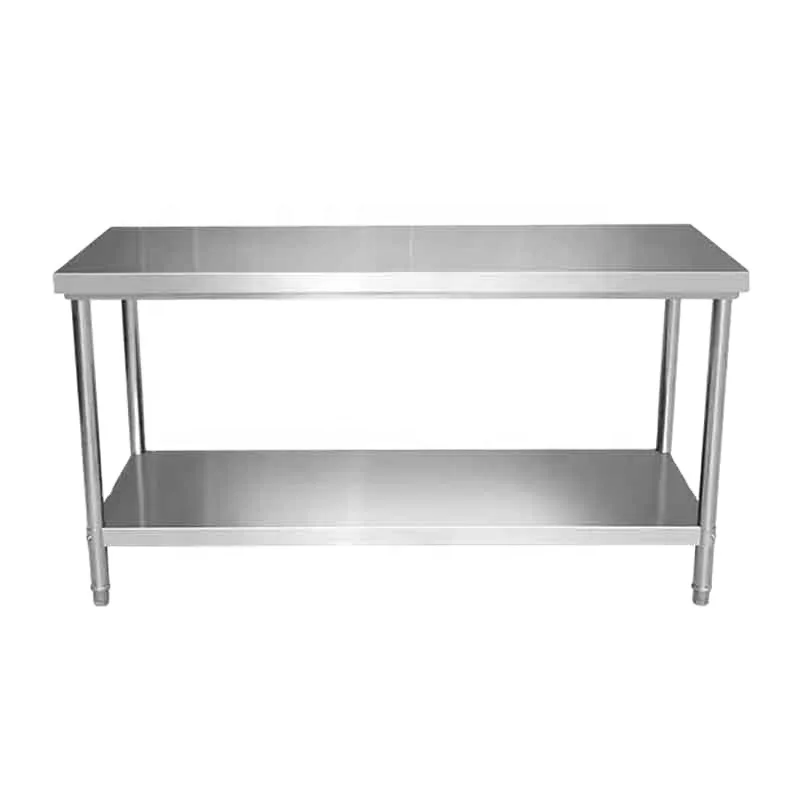 wholesale kichen equipment portable workbench foldable working table stainless steel folding table