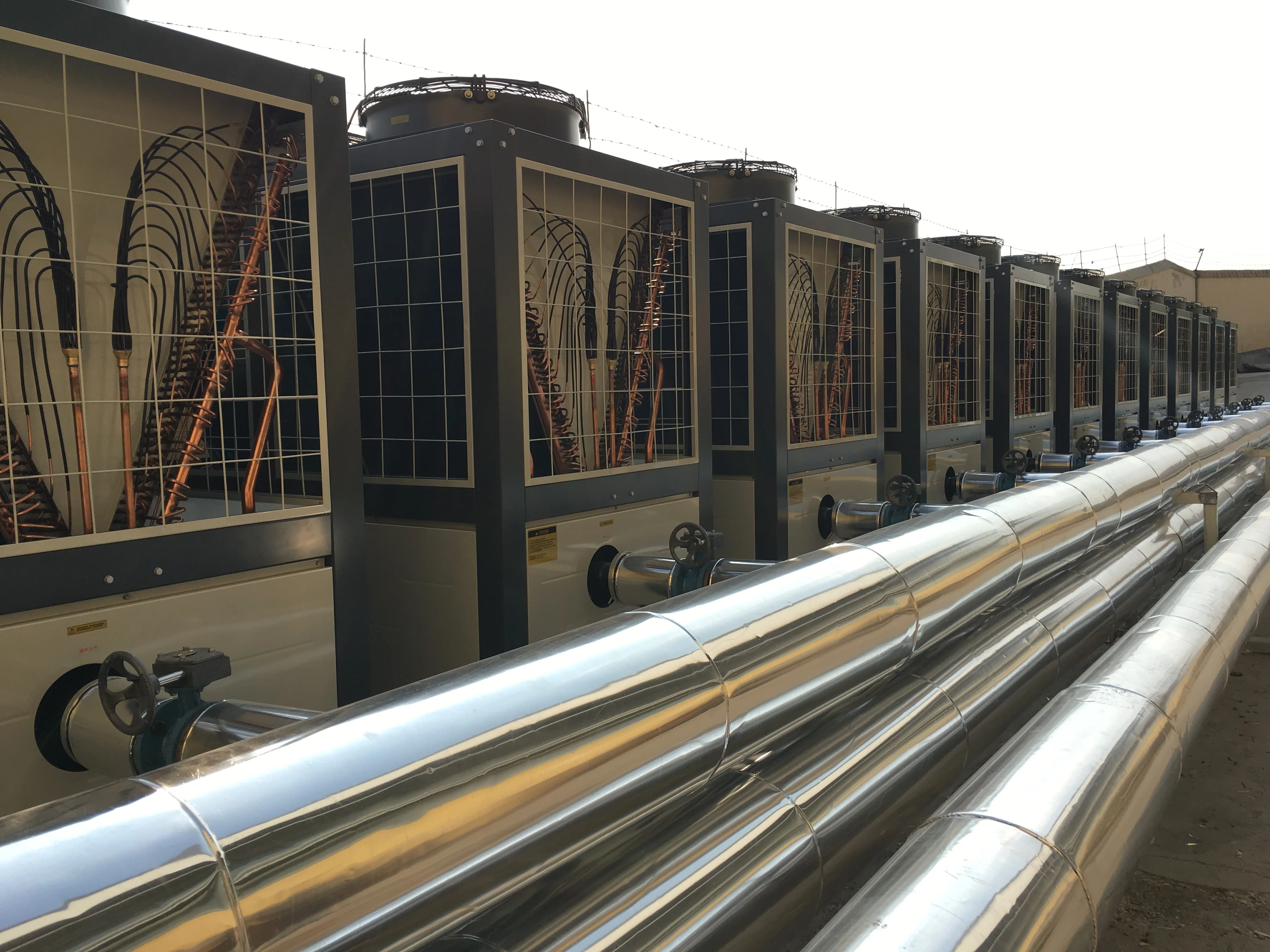 Outes Commercial EVI -25 workable 160kW Air Source Heat Pump