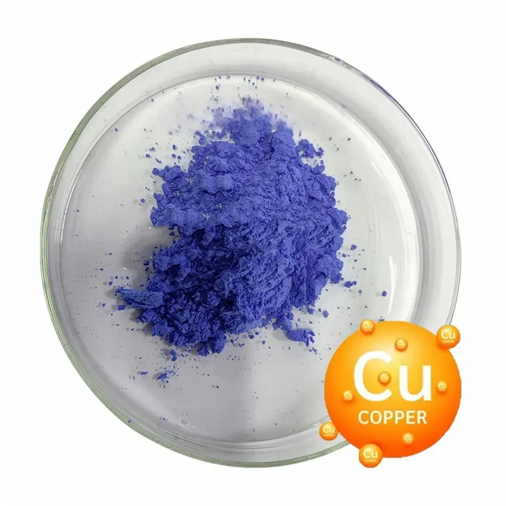 Blue Powder Copper Glycine CAS 13479-54-4 Glycinate Copper Supplement High Quality Nutritional Fortification For Health