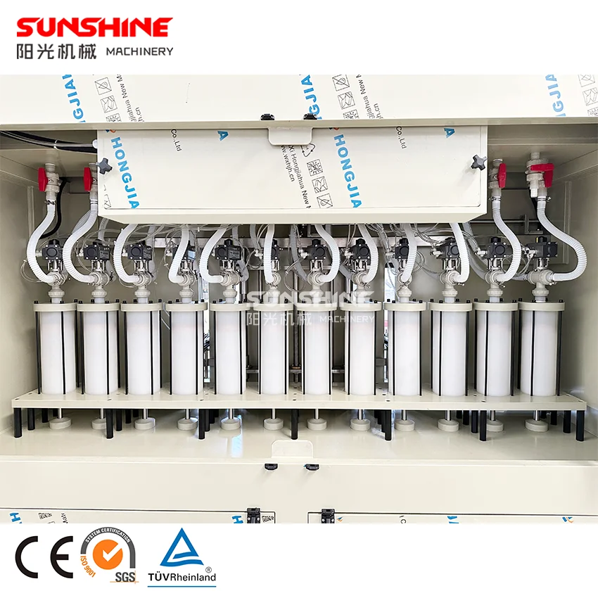 50-5000ml Automatic servo piston PP anti-corrosion viscous liquid acid toilet cleaner bottle filling capping machine line