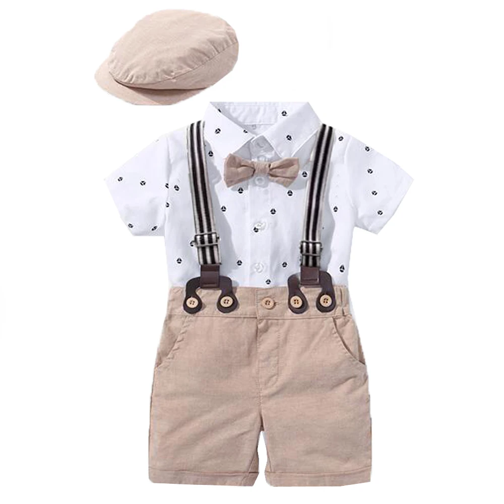 New korean cheap t shirt wholesale mixed short sleeve baby romper and hat set for new born baby