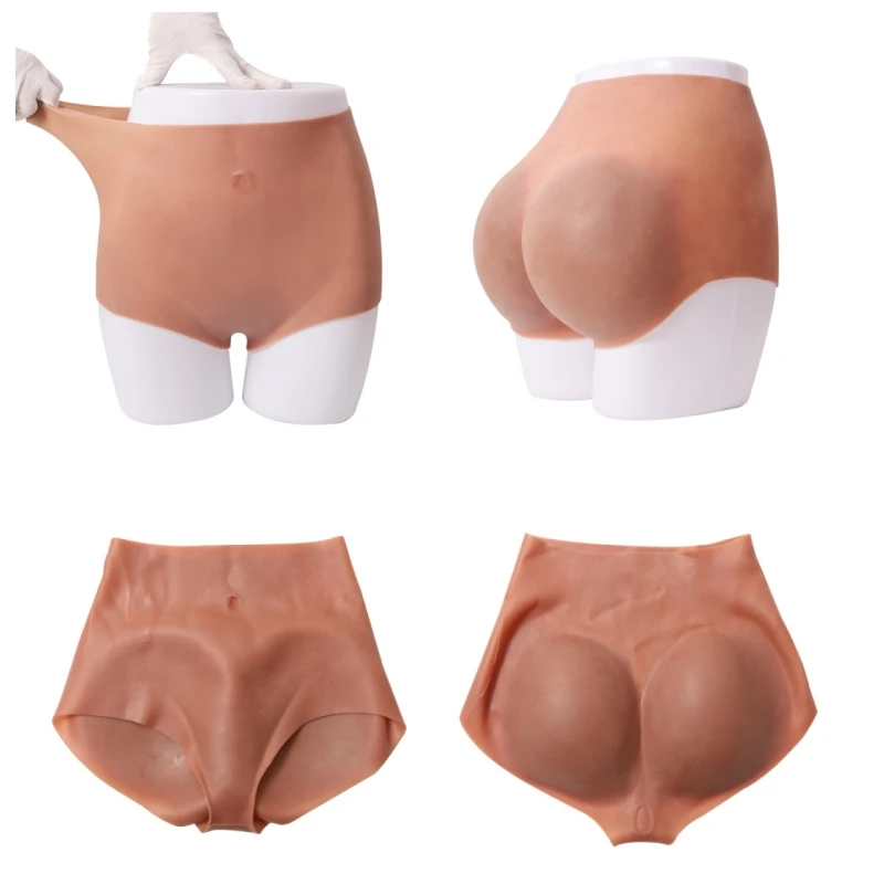 2024 Triangle Silicone Slimming Tummy Control Panties Big buttock pants Enhancement padded Hip Shaper Silicone Butt Panty