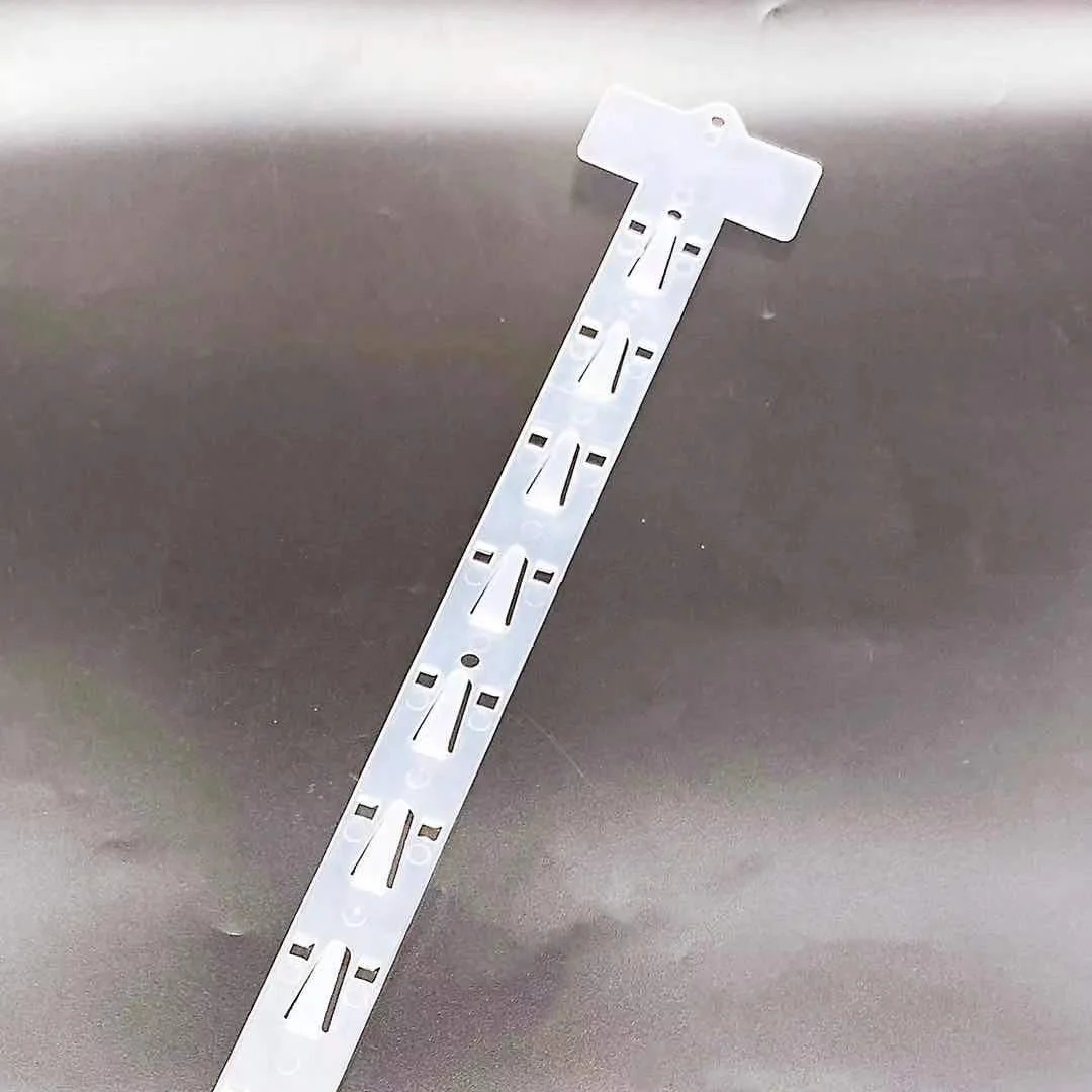 Пластиковая вешалка для закусок hiplastic PP с зажимом для розничной продажи