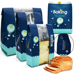 Wholesale Custom Bake shop Greaseproof kraft paper bread bag Factory direct supply baguette bag