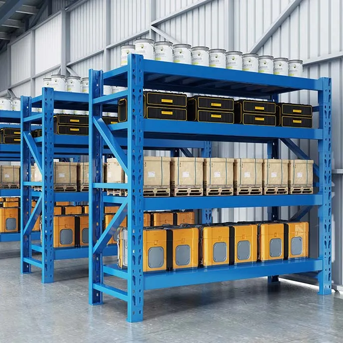 Custom medium duty boltless shelving iron storage racking etagere metal shelf