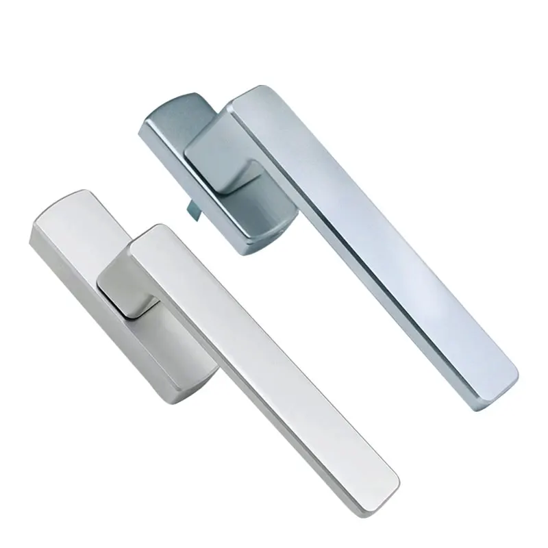 High-end Luxury Factory Mass Production Pull Window Handle Lock Accessories Aluminum Zinc Alloy  Door  Window Handle