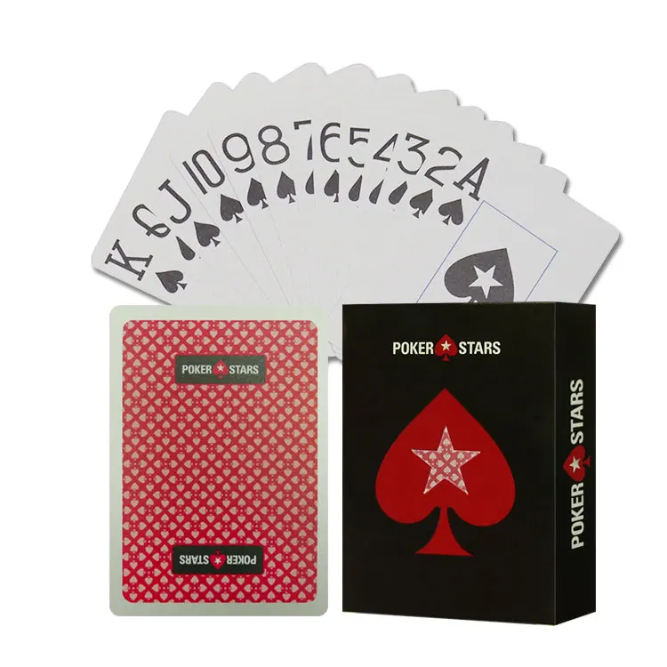 
Both Sides Custom design Playing Cards black core paper and imported pvc 