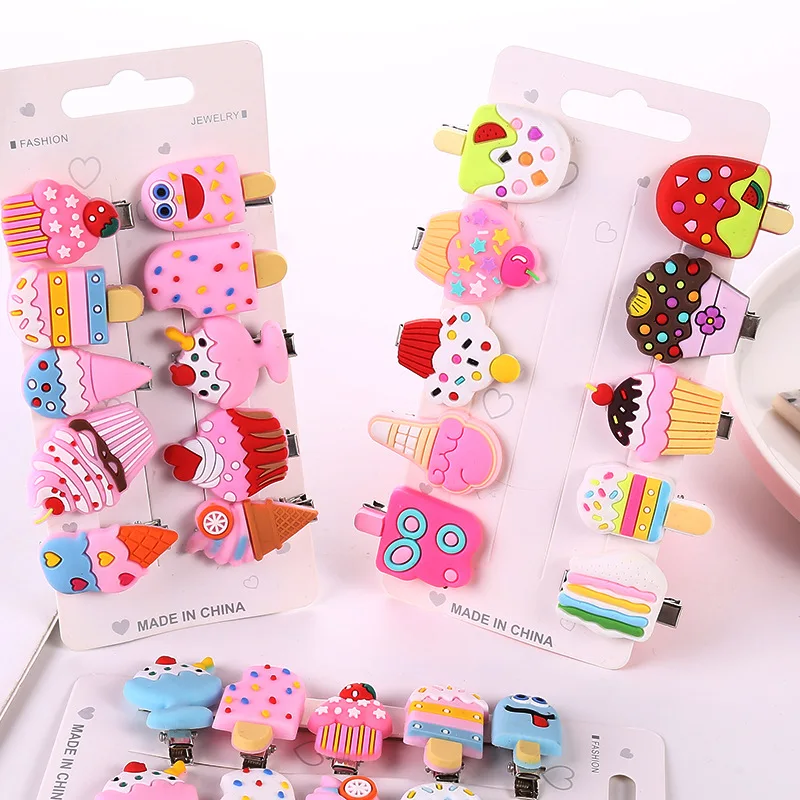 Candy Color Solid Hairclip Korean Cute Hair Clips for Baby Girls Kids Hair Accessories
