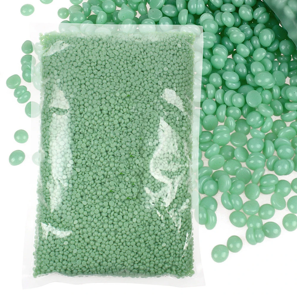 
Brazilian beauty skin scented aloe vera hair removal hard wax beans full-body depilatory wax beads 