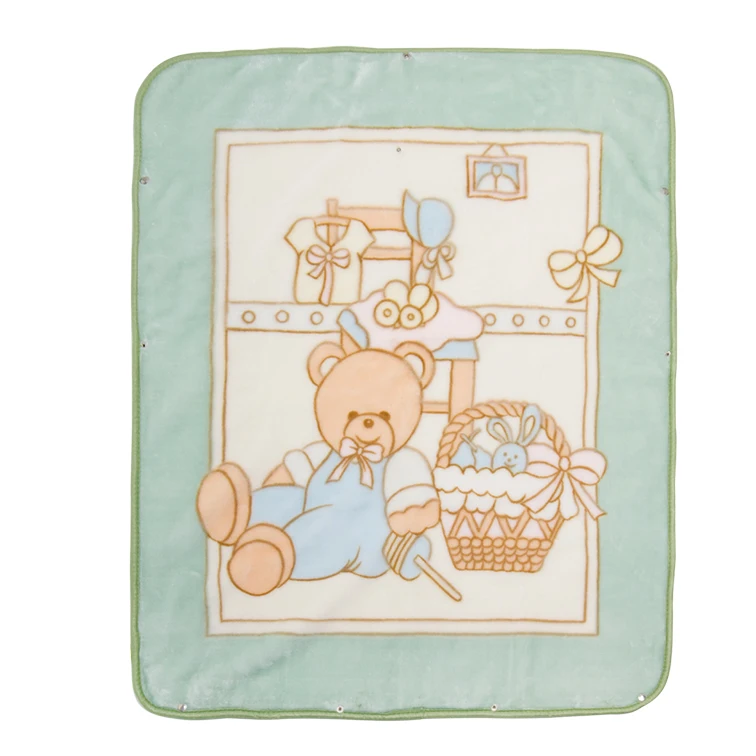 fashion soft 550gsm polyester baby sac baby blanket