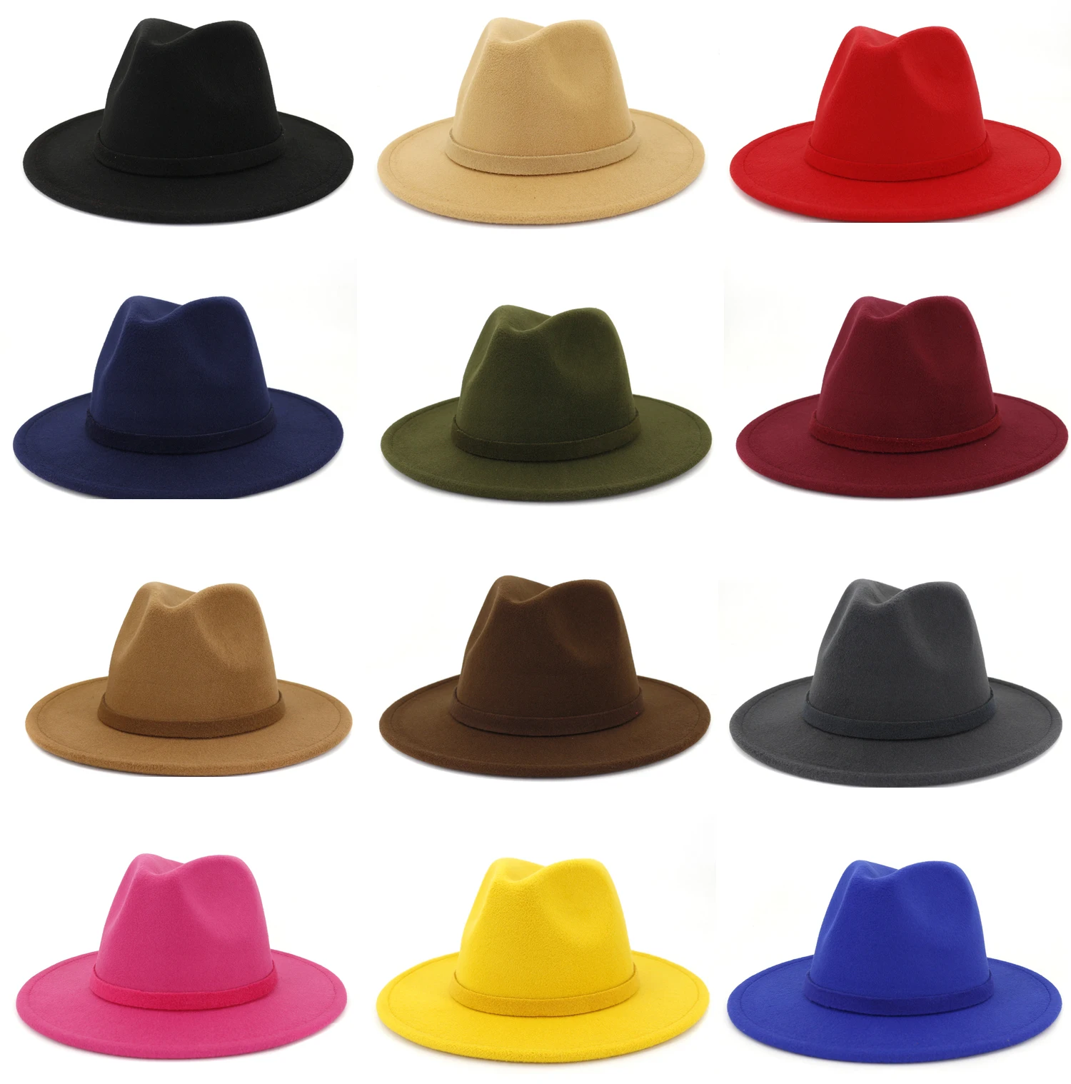 Фетровая шляпа в стиле Панамы для мужчин и женщин