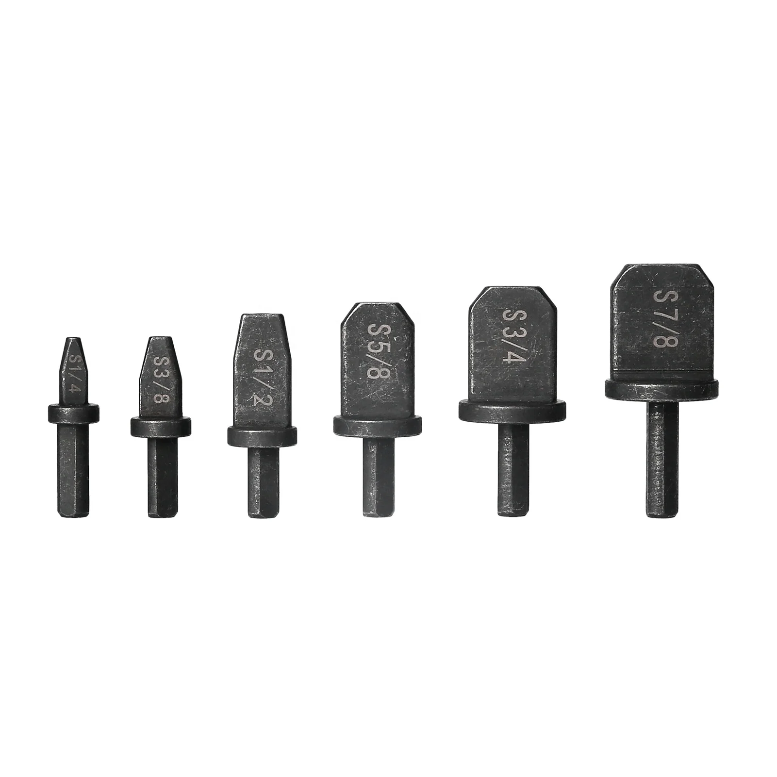6pcs Swaging Tool Drill Bit Set Tube Pipe Expander for Air Conditioner Refrigeration HVAC Instaltion and Repair
