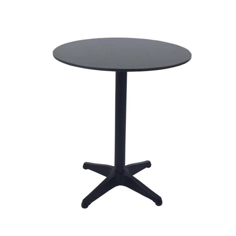 Foshan Wholesale Outdoor Aluminum Square Coffee Dining Tables Modern Patio Metal Restaurant Round Table