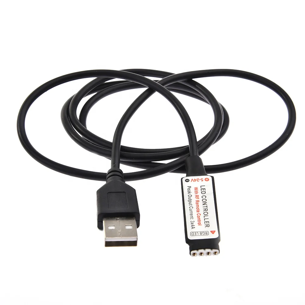 5V RF Remote Control Mini RF LED Controller USB RGB Controller Usb Wireless for Tv led lights