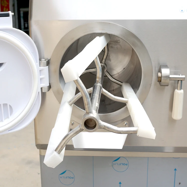 125L per hr ICM-48S batch freezer/hard ice cream machine/gelato continuous freezer with CE ETL Rohs