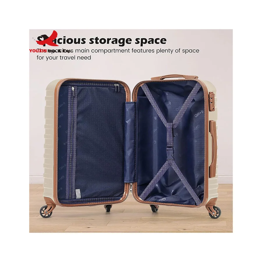 5 PIECES new hardside luggage sets valise de voyage 3 pcs suitcase bags trolley travel ABS suitcase