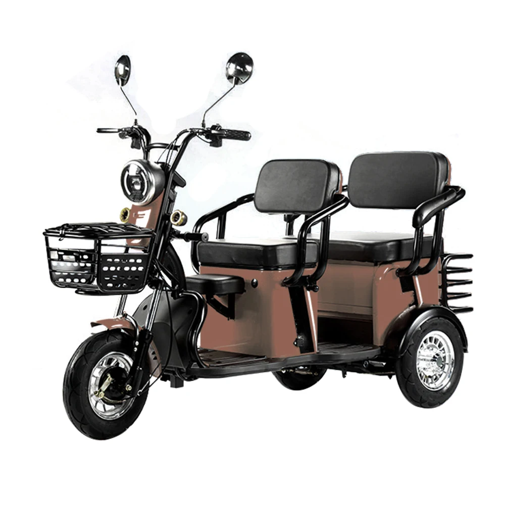 800 Вт/1000 Вт Электрический грузовой трехколесный велосипед для взрослых OEM ODM трехколесный велосипед с пользовательским логотипом