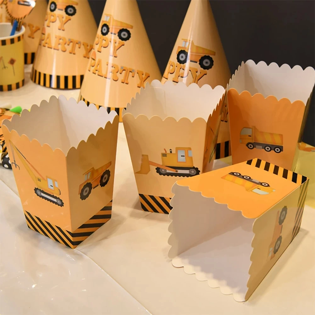 Custom Disposable Printed Striped Movie Theater Packaging Food Popcorn Bags Boxes Paper Popcorn Holders