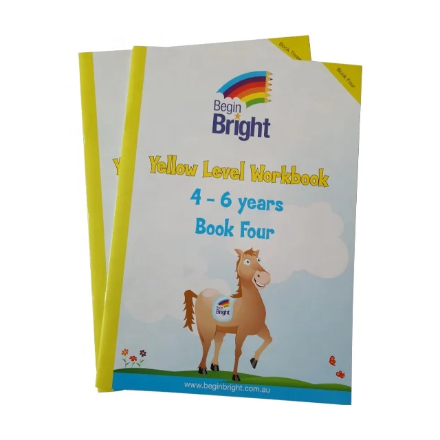 
Childlike A4 Customized Workbook Education Printing Kid Books 