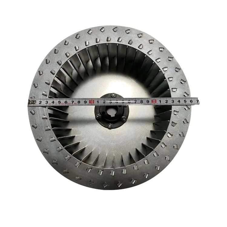 225  Ventilation aluminum Impeller Backward Curved Centrifugal fan blower customize fan wheel factory direct sale