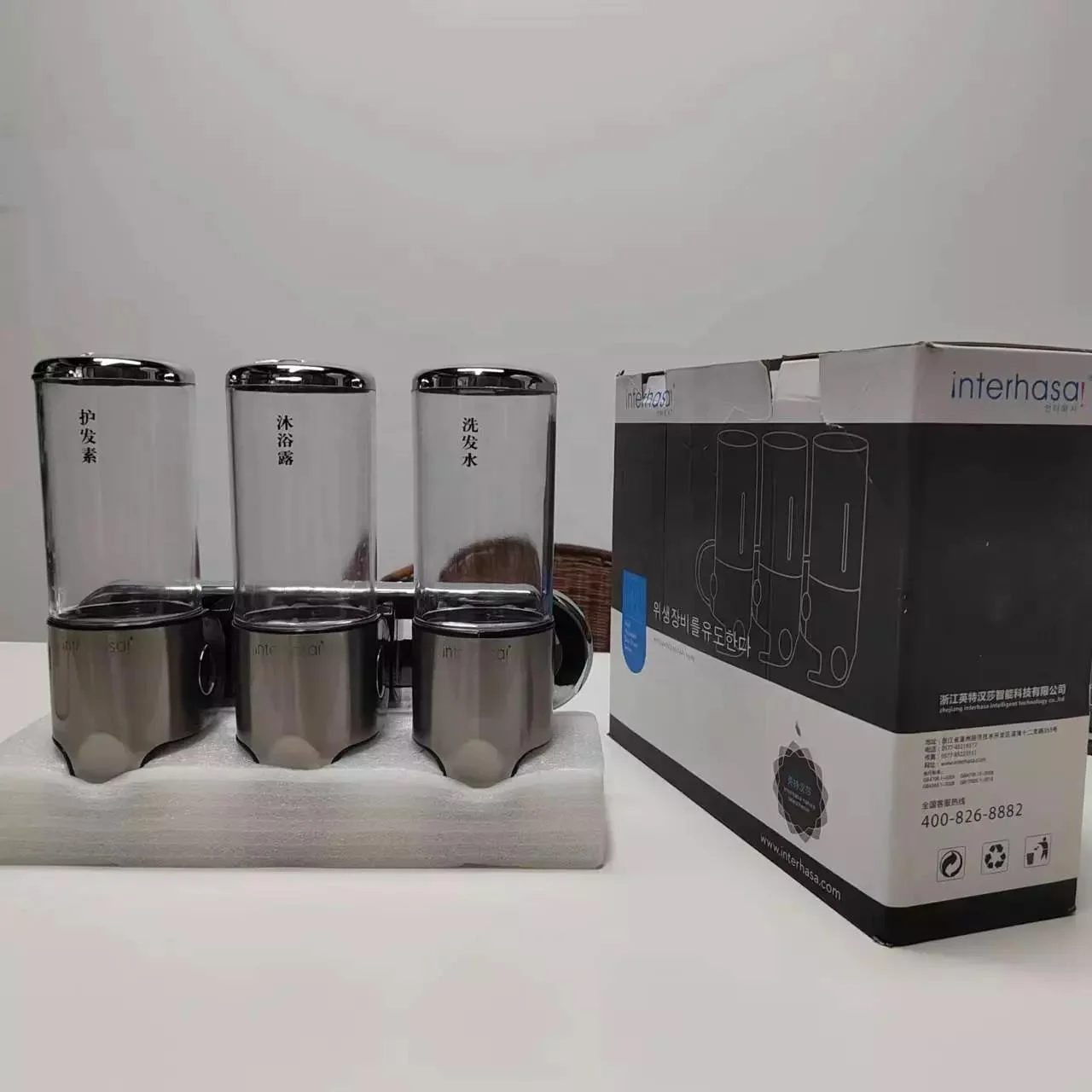 2 in 1 shower dispenser modern wall mounted refillable bath gel shampoo and conditioner body wash dispenser for shower gel