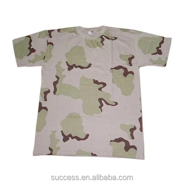 100% Cotton Camouflage T Shirt