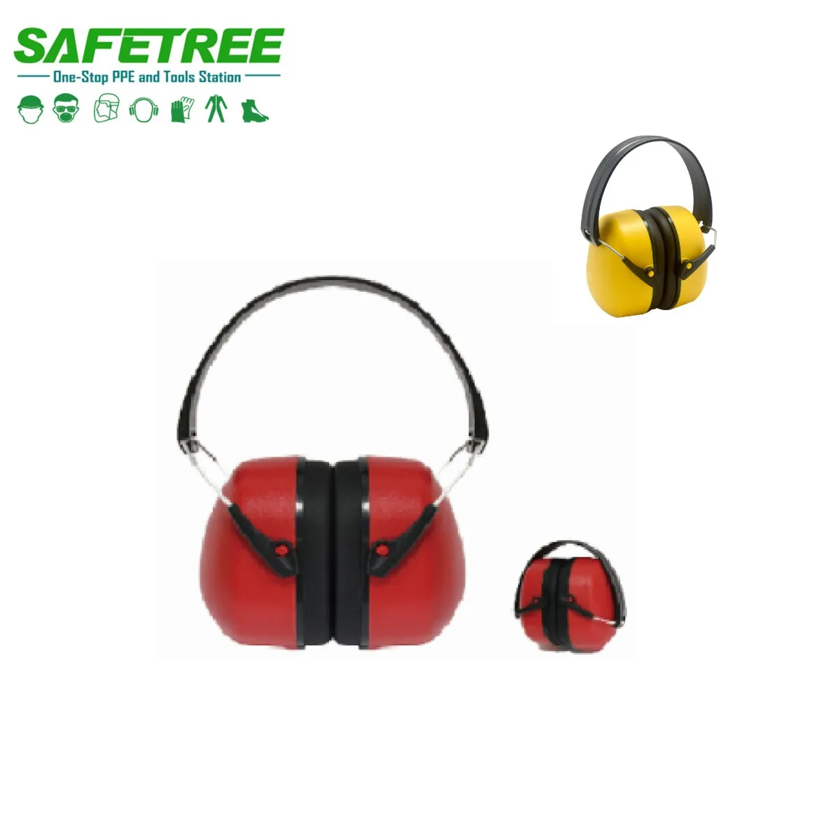 CE EN352 & ANSI & AS/NZS SNR 32db Folded Ear Muff Foldable Hearing Protection