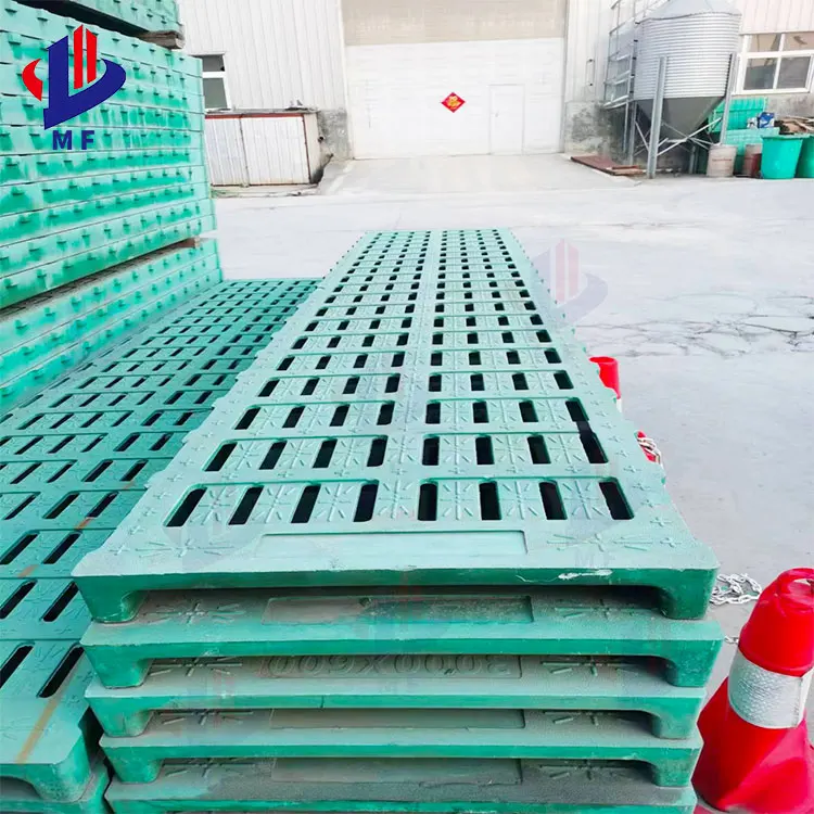 composite manure leakage board for livestock breeding equipment. Multiple models and sizes Green composite board flooring