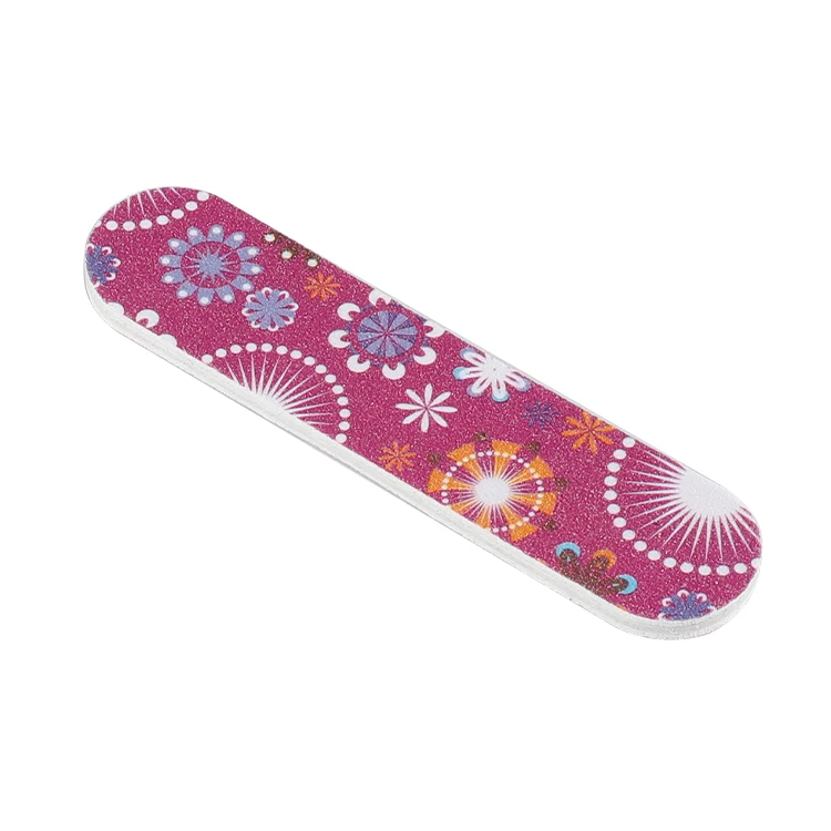 Different Type Custom Printing Disposable 100/150 100/180 Grit Emery Board Nail File Manicure