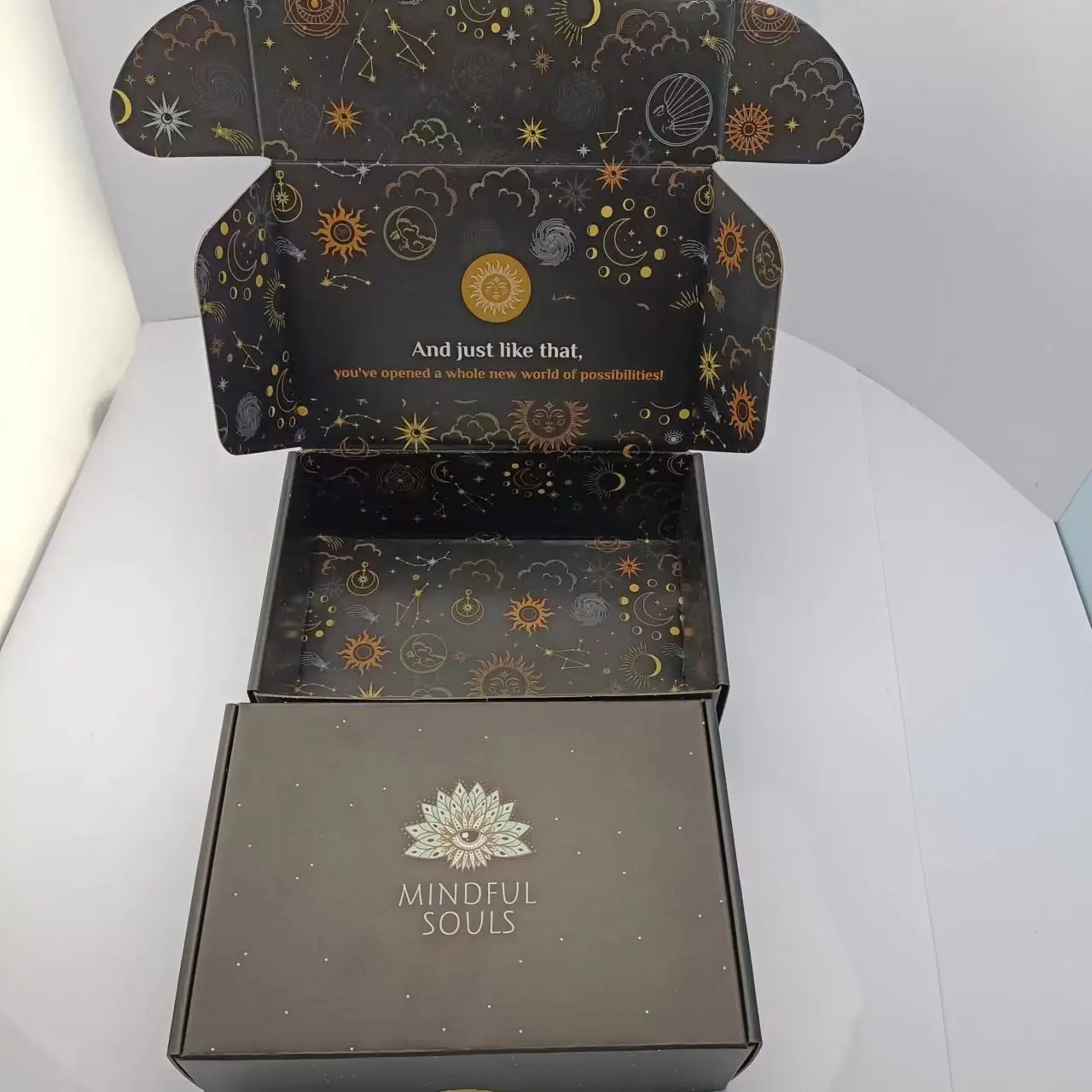 Wholesale Customized Folding Recyclable Aircraft Printing Kraft Paper Folding Mailer Gift Packaging Boxes