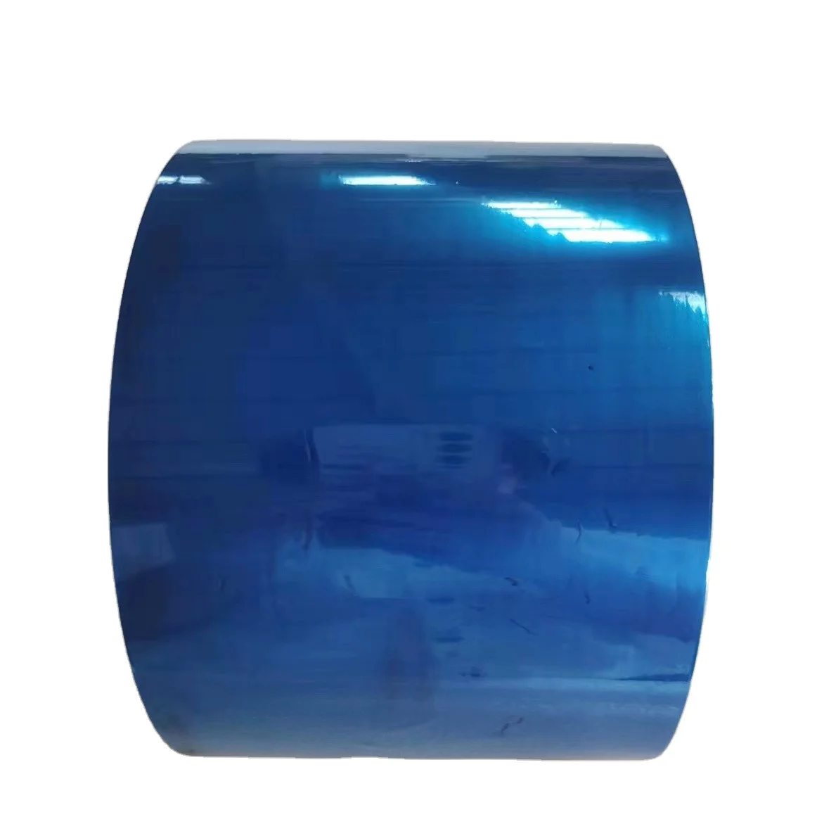 Целлофановая пленка для упаковки лекарств с янтарно-синей и оранжевой печатью