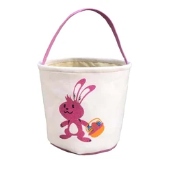 Customized Easter Decoration Gift Egg Basket Bucket Monogrammed Rabbit Bunny Easter Bucket