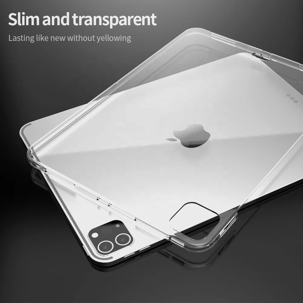 Transparent Black Case For iPad pro 11 2021 2020 7th 8th 9th generation mini 6 5 air 1 3 Air 4 10 9 Tablet Case Cover Funda
