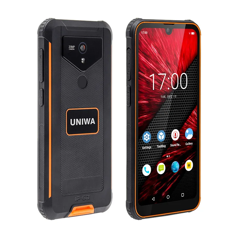 UNIWA F965 Pro 6 Inch Android 13 6GB RAM 128GB ROM Fingerprint Unlock 5000mAh Battery Android Rugged Handheld PDA with NFC