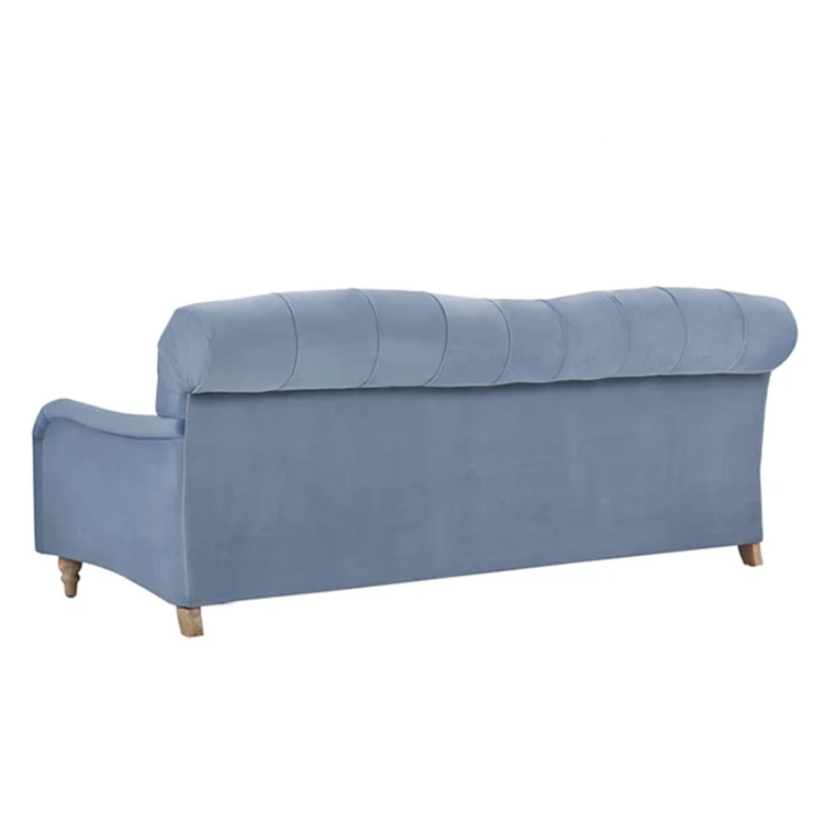 2021 Popular Home Furniture Fabric three seat modern chesterfield living room sectional sofa furniture