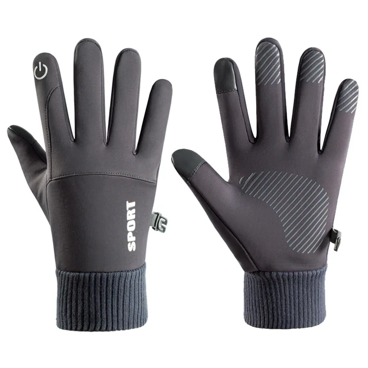 Touch Screen Men Cycling Gloves Waterproof Winter Bicycle Gloves Riding Scooter Windproof Outdoor Motorcycle Ski Bike Warm Glove
