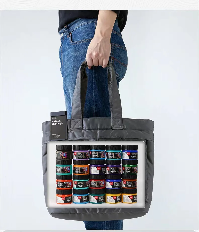 Suitable for most surfaces, quick-drying and waterproofing 36-color acrylic pigment